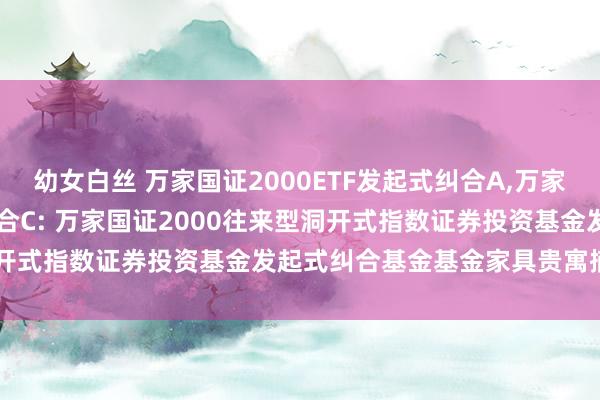 幼女白丝 万家国证2000ETF发起式纠合A，万家国证2000ETF发起式纠合C: 万家国证2000往来型洞开式指数证券投资基金发起式纠合基金基金家具贵寓摘抄(更新)