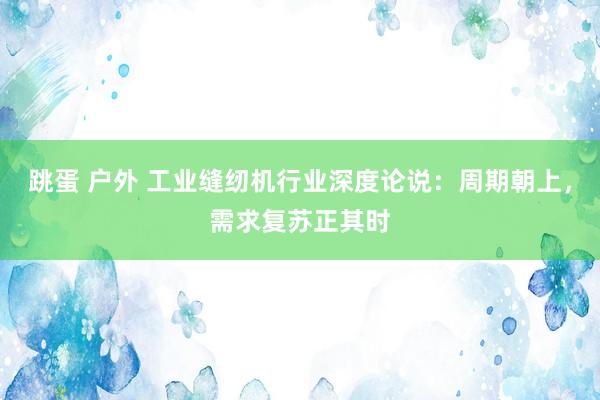 跳蛋 户外 工业缝纫机行业深度论说：周期朝上，需求复苏正其时